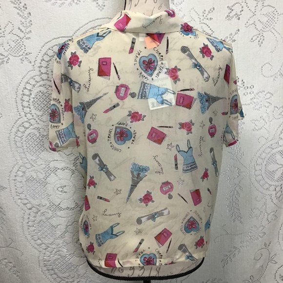 NWT- Vintage Champagne Collection Blouse - Picture 5 of 7